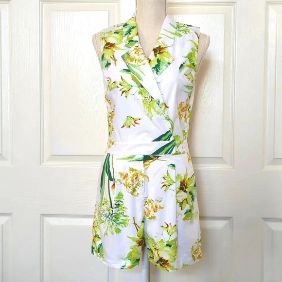 A|X Armani Exchange Floral Romper - Picture 1 of 9